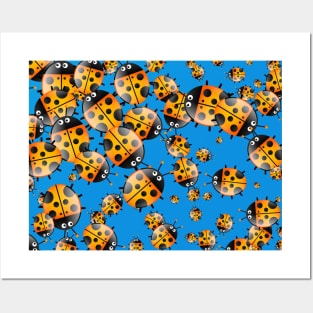 Ladybug Pattern Posters and Art